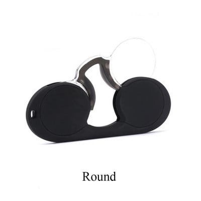 NONOR Γυαλιά ανάγνωσης τσέπης με κλιπ μύτης σιλικόνης για άνδρες Γυναικεία φορητά TR γυαλιά ανάγνωσης χωρίς πλαίσιο