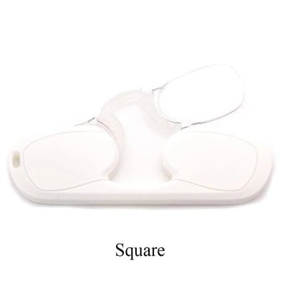 NONOR Γυαλιά ανάγνωσης τσέπης με κλιπ μύτης σιλικόνης για άνδρες Γυναικεία φορητά TR γυαλιά ανάγνωσης χωρίς πλαίσιο