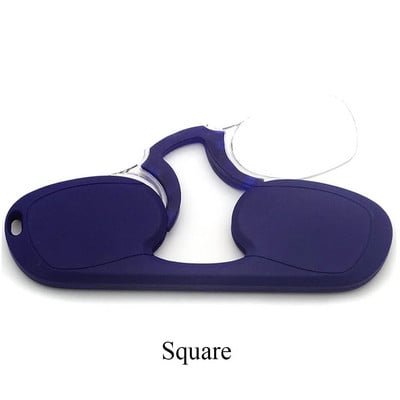 NONOR Γυαλιά ανάγνωσης τσέπης με κλιπ μύτης σιλικόνης για άνδρες Γυναικεία φορητά TR γυαλιά ανάγνωσης χωρίς πλαίσιο