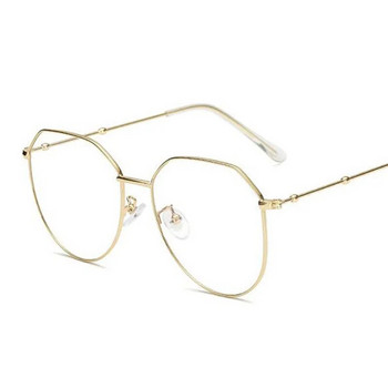 Metal Irregular Polygon Myopia Glasses Γυναικεία Ανδρικά Συνταγογραφούμενα Γυαλιά Γυαλιά -0,5 -0,75 -1 -1,25 -1,5 -2 -2,5 -3 -3,5 -4