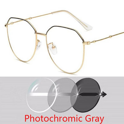 Metallist ebaregulaarne hulknurk lühinägelikkus Prillid Naised Mehed Retseptiga prillid Prillid -0,5 -0,75 -1 -1,25 -1,5 -2 -2,5 -3 -3,5 -4