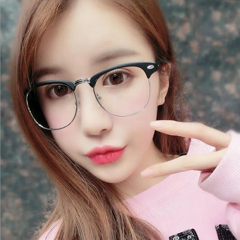 -1 -1,5 -2 -2,5 -3 -3,5 -4 -4,5 -5 -5,5 -6 Lühinägelikkus mäluga optilised prillid poolraamiga valmis meeste naiste lühinägelikud prillid