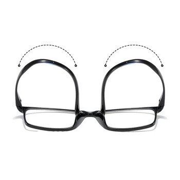 0 +1,0 +1,5 до +4,0 Леки TR90 квадратни очила за четене Дамски мъжки модни фотохромни очила за късогледство -0,5 -0,75 До -4,0