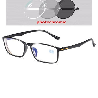 0 +1,0 +1,5 έως +4,0 Ελαφρύ TR90 τετράγωνα γυαλιά ανάγνωσης Γυναικεία Ανδρικά Μόδα Myopia Photochromic γυαλιά -0,5 -0,75 έως -4,0