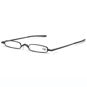 Нов дизайн Мини супертънки очила за четене Жени Мъжки правоъгълни очила за четене с цяла рамка +0,75 +1 +1,25 +1,5 +1,75 +2 +2,25 до +4