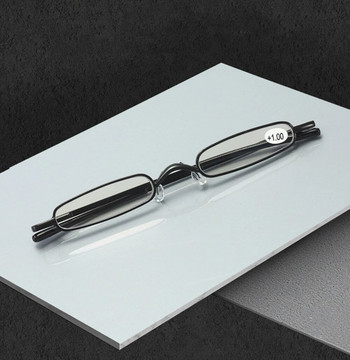 Νέας σχεδίασης Mini Superthin Γυαλιά Γυναικεία Ανδρικά Ορθογώνια Γυαλιά Ανάγνωσης με πλήρες στεφάνι +0,75 +1 +1,25 +1,5 +1,75 +2 +2,25 έως +4