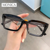 1 db túlméretezett négyzet alakú olvasószemüveg férfi női hordozható nagy keret nagy felbontású presbyopia szemüveg Dioptria 0~+ 3,00 gafa