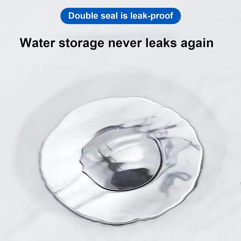 Universalus vonios kriauklės kamštis, atšokantis šerdis, praustuvo filtras, plaukų priauginimas, vonios kištukas, virtuvės aparatūros priedai