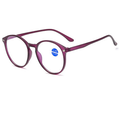 CRIXALIS Retro Anti Blue Light Lasīšanas brilles Sieviešu apaļas modes Presbiopija Brilles Sieviešu Dators Recepšu brilles