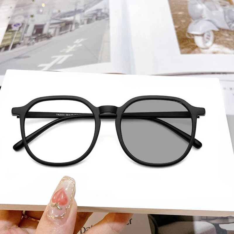 Pretzilās gaismas krāsas maiņas vienkāršas brilles pret radiāciju ultravioleto staru brilles unisex redzes kopšanas brilles briļļu rāmis