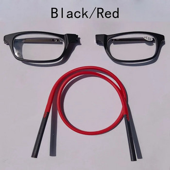 Очила за мъже и жени с пресбиопия, магнитни очила за четене, преносим врат с регулируемо въже