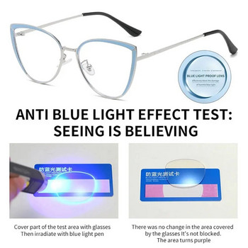 Очила против синя светлина за жени Мъже Извънгабаритна оптична рамка Защита на очите Ултра леки очила Очила за офис компютър