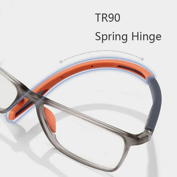 TR90 Спортни очила за четене Мъжки Ултралеки очила против синя светлина Пресбиопия Мъжки далекогледство Оптични очила Диоптри