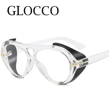 Νέα πολυτελή μάρκα Punk γυαλιά ανάγνωσης για γυναίκες Vintage σκελετό πιλότου Presbyopia Glasses T Men Blue Light Blocking Glasses +2