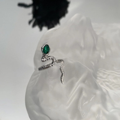 Trend Punk δαχτυλίδι με δυνατότητα αλλαγής μεγέθους για γυναίκες άντρες Κορίτσι Rock Vintage Creative Skeleton Hand Loop Gothic Finger Rings Δώρο κοσμήματα για πάρτι