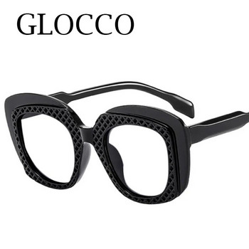 Нови хип-хоп двуцветни очила за четене Мъже Жени Прозрачни модни леопардови очила UV400 Уникални квадратни очила за пресбиопия