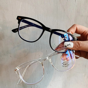 Тенденция Синя светлина Очила за късогледство Унисекс Нова мода Очила за късогледство Мъже Жени Луксозни прозрачни очила с рецепта