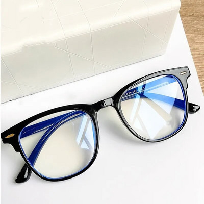 Trend kék világos rövidlátás szemüvegek uniszex új divat rövidlátó szemüvegek férfi női luxus tiszta dioptriás szemüvegek