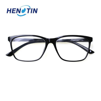 Очила за четене Henotin, пружинна панта, правоъгълна рамка, мъже и жени, HD четец, очила, диоптър 0~600