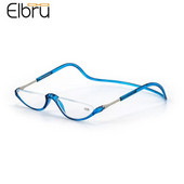 Elbru salokāmas pavadas kakla lasīšanas brilles vīriešiem sievietēm HD modes pusrāmja magnēts pret nogurumu Presbiofija Brilles