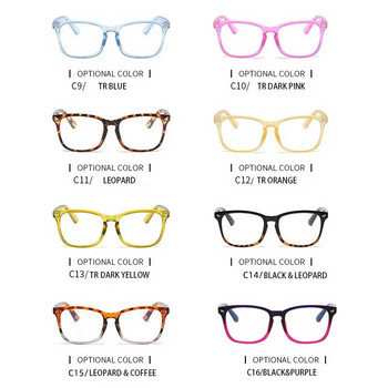 Πλαίσιο γυαλιών RUOBO Rivet Anti Blue Light για Άντρες Γυναικείο Διαφανές οπτικό γυαλί Γυαλιά Υπολογιστή Blue Blocking Eyewear