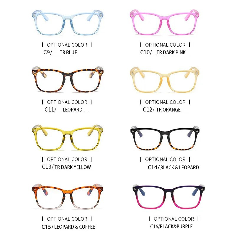 RUOBO Rivet Anti Blue Light briļļu ietvars vīriešiem Sieviešu caurspīdīgs optiskais brilles brilles dators zils bloķējošs brilles