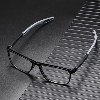 Винтидж ултралеки очила за четене TR90 Мъже Жени Ретро HD лещи, блокиращи синя светлина Очила Класически квадратни очила за далечно виждане