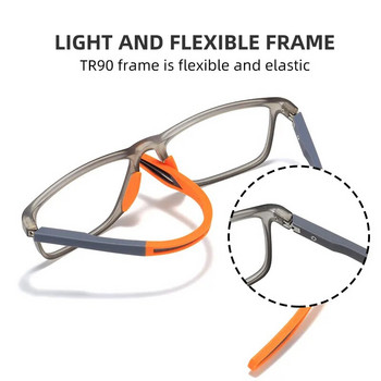 Винтидж ултралеки очила за четене TR90 Мъже Жени Ретро HD лещи, блокиращи синя светлина Очила Класически квадратни очила за далечно виждане