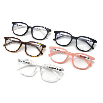 SHAUNA Anti Blue Light TR90 Дамски рамки за очила с котешки очи Луксозни мъжки оптични компютърни очила