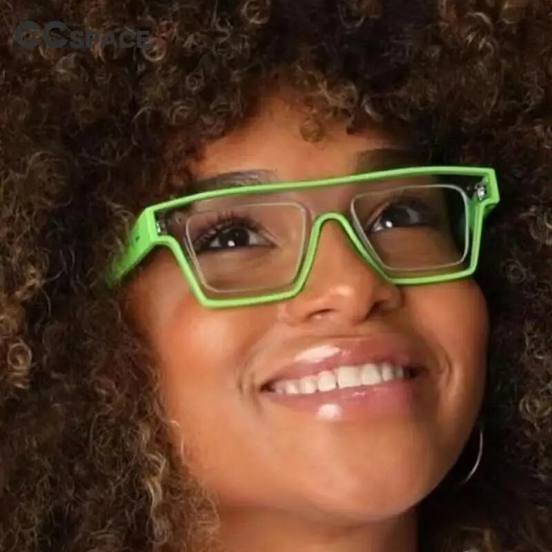 55599 Jaunas modes vīriešu zīmola dizaineru brilles sievietēm Pretzilas Retro Kvadrātveida Punk Frame Clear Computer Purpura brilles