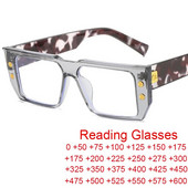 Modes īpaši vieglas pretzilas bloķējošas brilles Retro sieviešu pelēkas kvadrātveida maza rāmja recepšu brilles datora lasīšanas brilles