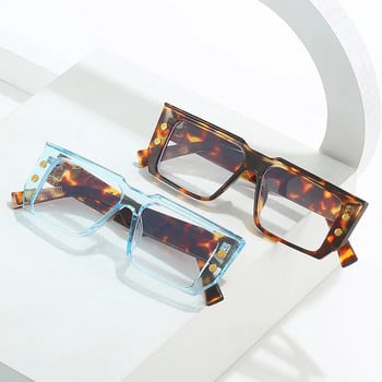 Модни свръхлеки антисини блокиращи очила Ретро дамски сиви квадратни очила с малка рамка Диоптрични очила Очила за четене на компютър