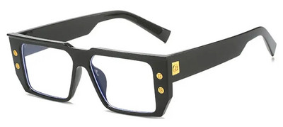 Modes īpaši vieglas pretzilas bloķējošas brilles Retro sieviešu pelēkas kvadrātveida maza rāmja recepšu brilles datora lasīšanas brilles