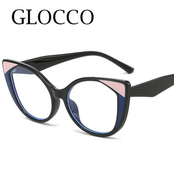 Луксозна марка Големи очила за четене с котешко око Дамски TR90 Защита от синя светлина Далекогледи женски очила Оптични прозрачни лещи