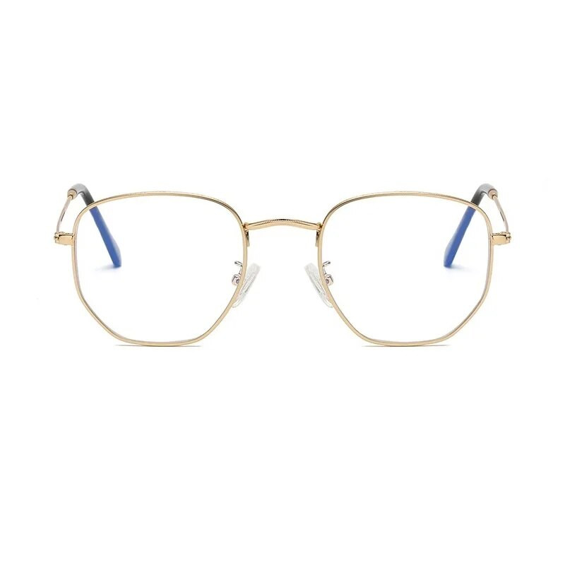 Kuusnurk arvuti Anti-Blue Light Prillid Meeste Naised 2023 Retro lühinägelikkus Optilised võltsprillid Raamid Oculos lunette de vue homme