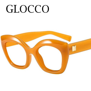 Луксозна марка Големи очила за четене с котешко око Дамски 2023 Vintage Trend Optics Компютърни очила Очила против синя светлина +2 +5