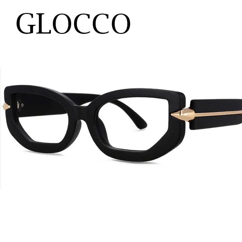 Gradienta maza taisnstūra lasīšanas brilles sievietēm 2023. gada luksusa zīmola retro kvadrātveida brilles, pretzilas gaismas datora brilles