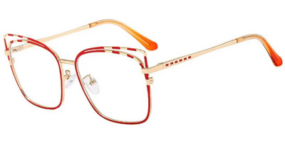 2023. gada jauns modes dubultriņķa kvadrātveida lasīšanas brilles sievietēm ar metāla ietvaru, liela izmēra brilles sievietēm, seksīgas zilas gaišas brilles