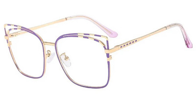 2023. gada jauns modes dubultriņķa kvadrātveida lasīšanas brilles sievietēm ar metāla ietvaru, liela izmēra brilles sievietēm, seksīgas zilas gaišas brilles