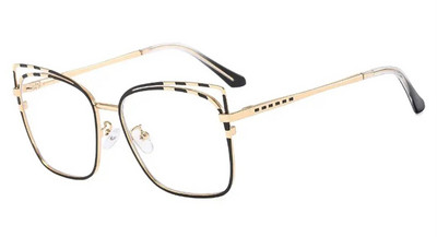 2023. gada jauns modes dubultriņķa kvadrātveida lasīšanas brilles sievietēm ar metāla ietvaru, liela izmēra brilles sievietēm, seksīgas zilas gaišas brilles