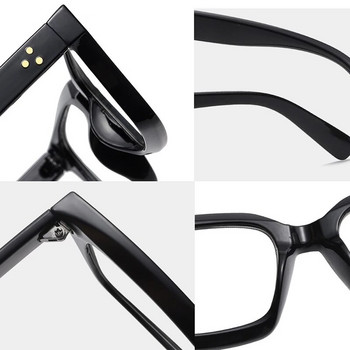 Прозрачна рамка за компютърни очила Жени Мъже Квадратни очила против синя светлина Блокиращи очила Прозрачни очила за оптични очила
