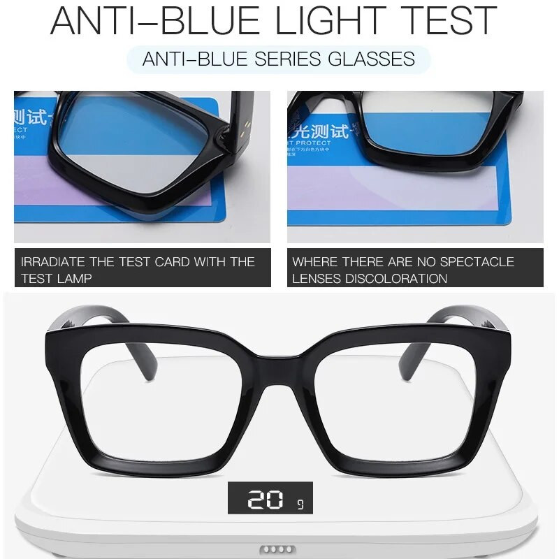 Διαφανές Γυαλιά Υπολογιστή Σκελετός Γυναικείο Ανδρικό Αντι Μπλε Φως Τετράγωνα Γυαλιά Μπλοκαρίσματος Γυαλιά Γυαλιά Οπτικά Γυαλιά Οράσεως