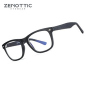 ZENOTTIC Anti Blue Light bloķējošas brilles pret acu nogurumu galvassāpēm (labāks miegs) Unisex UV400 caurspīdīgas lēcas datora brilles