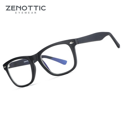 ZENOTTIC Anti Blue Light bloķējošas brilles pret acu nogurumu galvassāpēm (labāks miegs) Unisex UV400 caurspīdīgas lēcas datora brilles