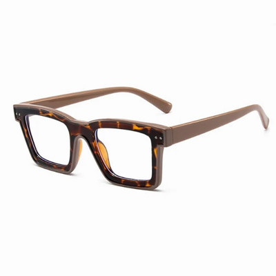 Ochelari pătrați de modă 2023, culoarea Bouble, anti lumină albastră, pentru femei, bărbați, epocă, cadru transparent, ochelari de vedere pentru femei de designer de lux