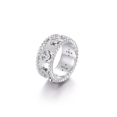 Sieviešu vienas rindas cirkona debesu zvaigžņu gredzens 3A cirkona augstas kvalitātes luksusa personalizētas modes rotaslietas