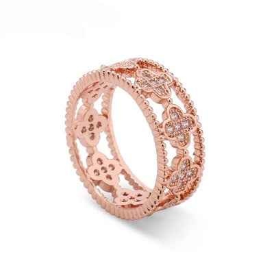 Sieviešu vienas rindas cirkona debesu zvaigžņu gredzens 3A cirkona augstas kvalitātes luksusa personalizētas modes rotaslietas