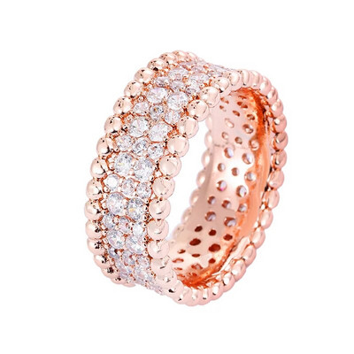 Sieviešu vienas rindas cirkona debesu zvaigžņu gredzens 3A cirkona augstas kvalitātes luksusa personalizētas modes rotaslietas