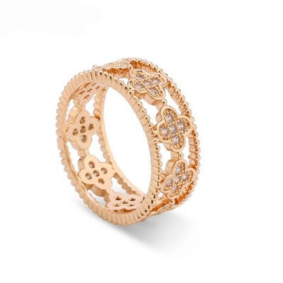 Sieviešu vienas rindas cirkona debesu zvaigžņu gredzens 3A cirkona augstas kvalitātes luksusa personalizētas modes rotaslietas