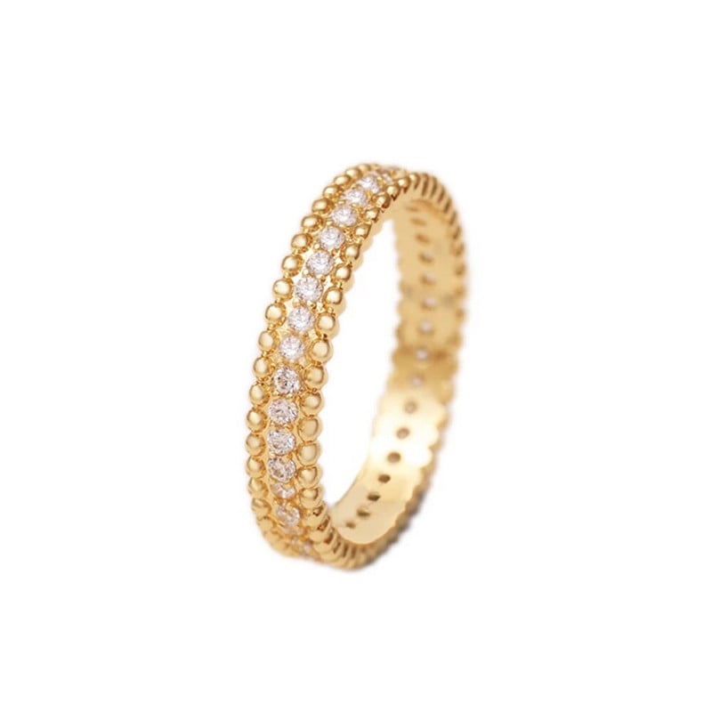 Γυναικείο δαχτυλίδι ζιργκόν ουρανού αστεριού μονής σειράς 3Α ζιργκόν υψηλής ποιότητας, εξατομικευμένα κοσμήματα μόδας